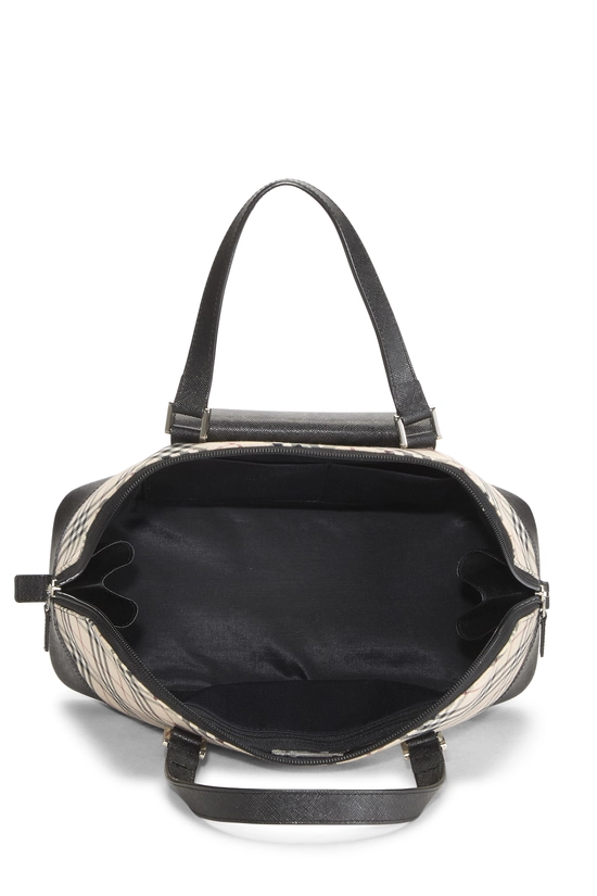 Black House Check Jacquard Dome Handbag, , large image number 5