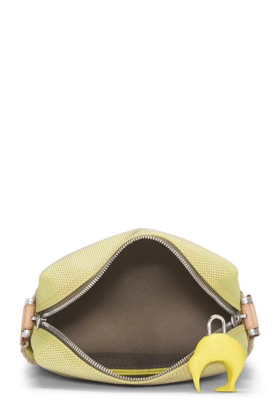 Pre-Owned Yellow Damier Geant LV Cup Weatherly Crossbody QJBJFJ0VYB003