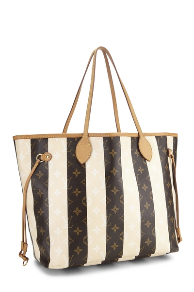 Monogram Canvas Cream Rayures Neverfull MM, , large