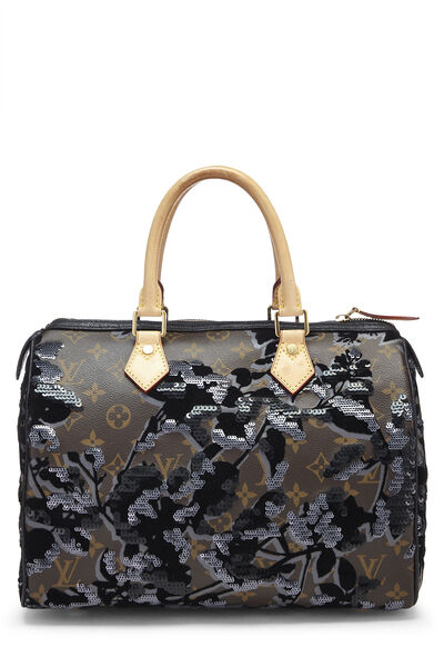 Brown Monogram Fleur De Jais Speedy 30