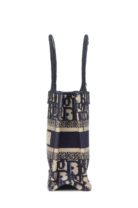 Navy Diorissimo Canvas Book Tote Mini, , large image number 2