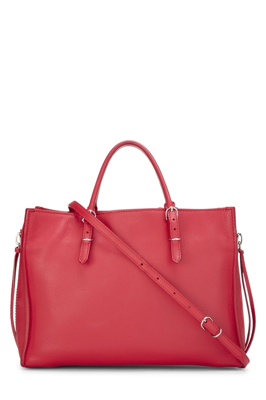 Red Calfskin Papier A6 Zip Around Handbag, , large image number 3