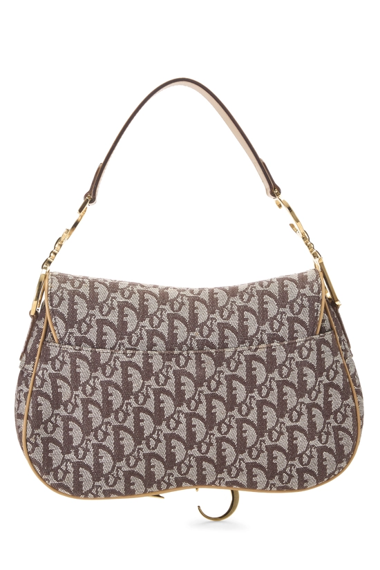 Brown Trotter Canvas Double Saddle Bag, , large image number 3