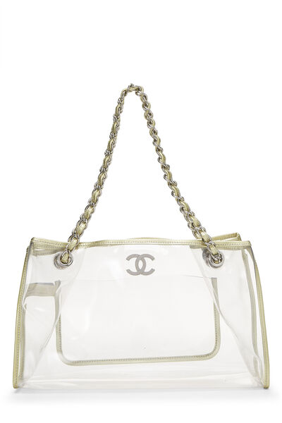 Gold & Clear Vinyl CC Tote