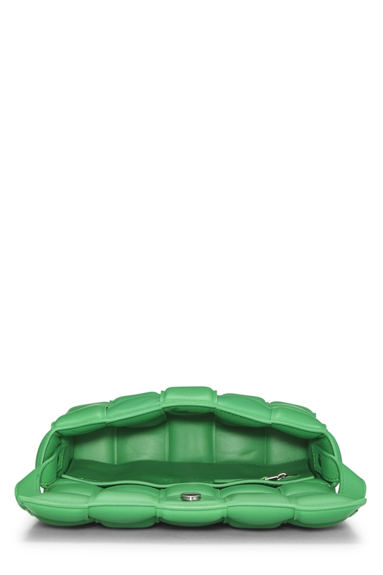 Green Maxi Intrecciato Padded Cassette, , large image number 5