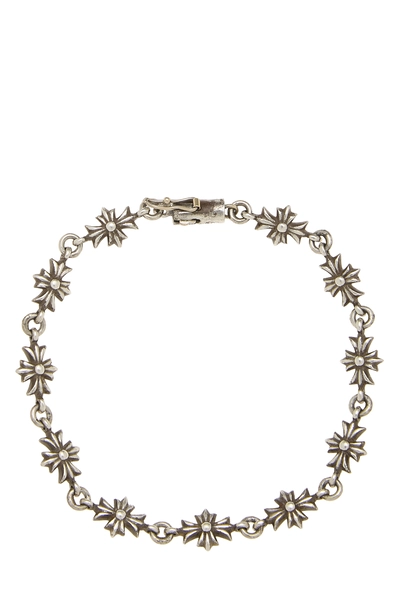 Sterling Silver Cross Bracelet, , large