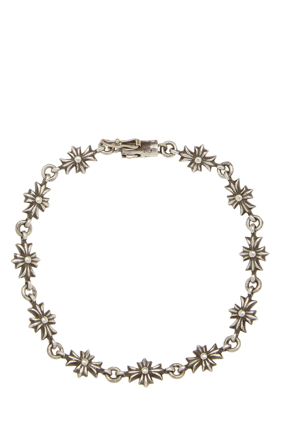 Sterling Silver Cross Bracelet, , large image number 1