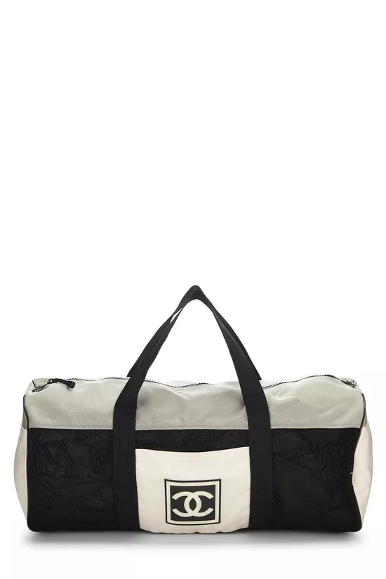 Black Mesh Sportline Duffle, , large image number 0