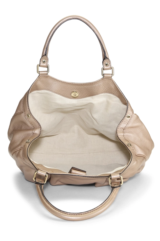 Pink Metallic Leather Sukey Tote, , large image number 5