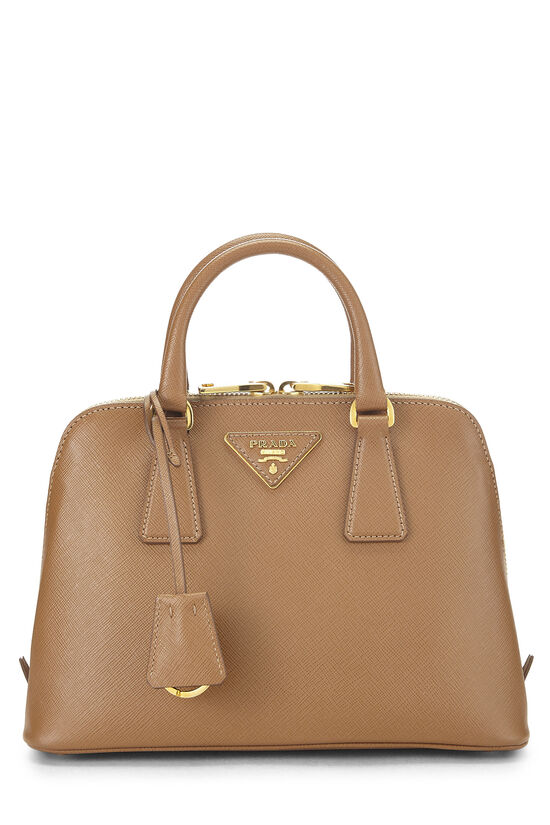 Brown Saffiano Lux Handbag Mini, , large image number 0