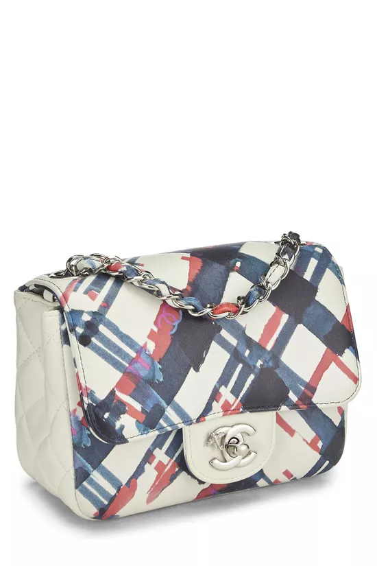 Blue & Red Calfskin Airline Square Flap Mini, , large image number 1