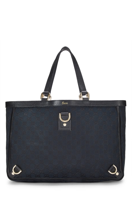 Black Original GG Canvas Abbey Tote, , large image number 0