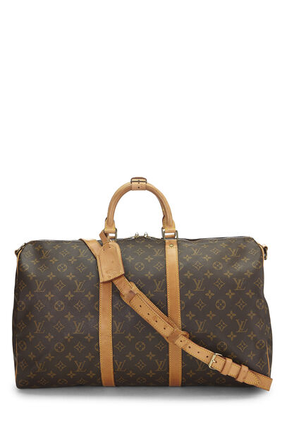 Monogram Canvas Keepall Bandouliere 50