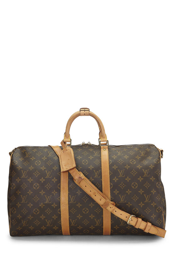 Monogram Canvas Keepall Bandouliere 50, , large image number 0