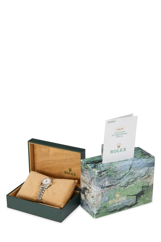 White Two-Tone Roman Datejust 69173 26mm, , large image number 1