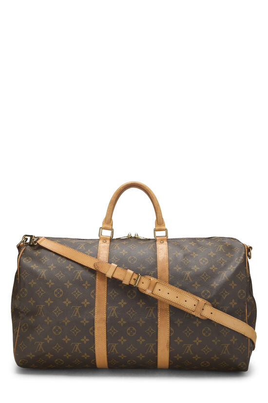 Monogram Canvas Keepall Bandouliere 50, , large image number 1