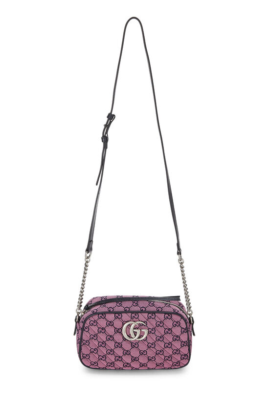 Gucci GG Marmont Small Shoulder Bag, Pink, Leather