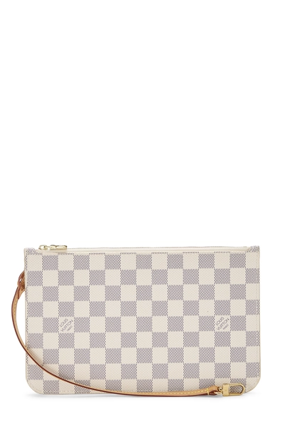 Damier Azur Neverfull Pouch MM NM