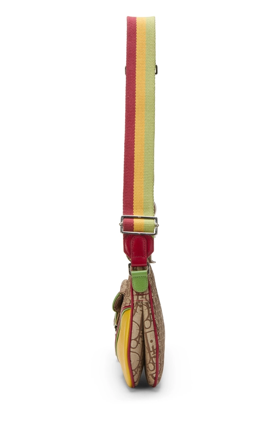 Rasta Trotter Canvas Saddle Shoulder Bag, , large image number 2