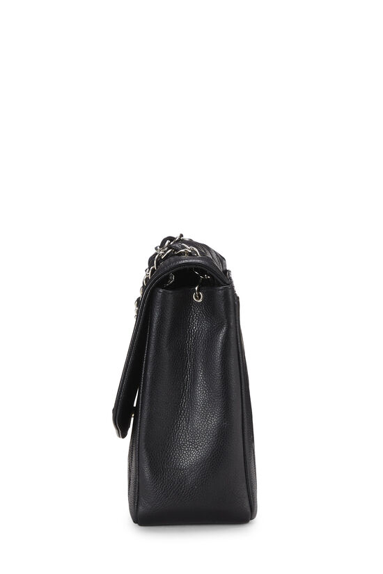 Black Quilted Caviar Diana Flap Jumbo, , large image number 2