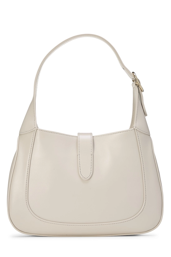 Grey Leather Jackie Shoulder Bag Medium, , large image number 3