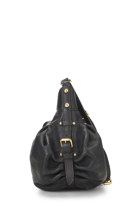 Black Monogram Mahina Leather XS, , large image number 2