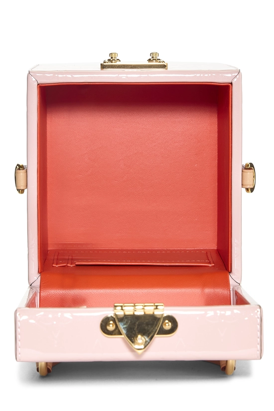 Pink Vernis Leather Bleecker Box Bag, , large image number 5