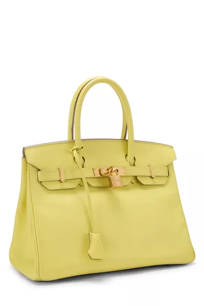 Lime Epsom Birkin 30, , large