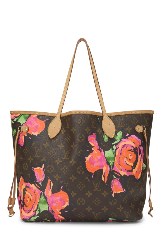 Stephen Sprouse x Louis Vuitton Monogram Canvas Roses Neverfull MM, , large image number 0