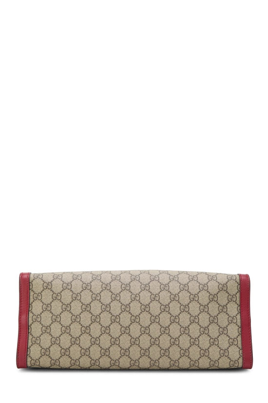 Red Original GG Supreme Canvas Padlock Tote Medium, , large image number 4