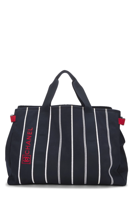 Navy Canvas Tote XL, , large image number 0