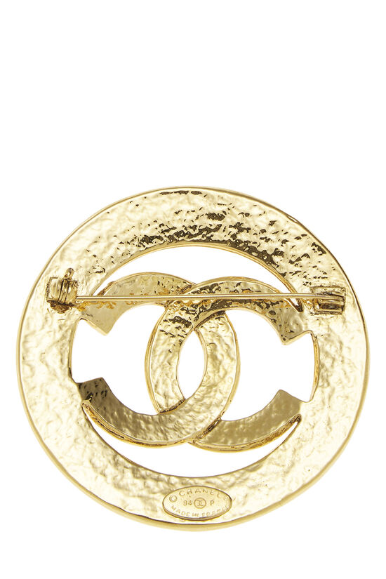 Gold 'CC' Border Pin Large, , large image number 1