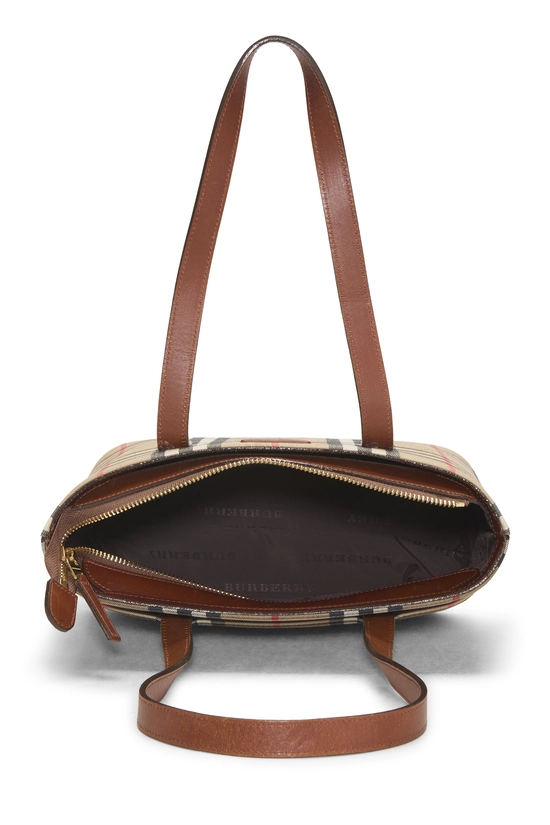 Brown Haymarket Check Handbag, , large image number 5