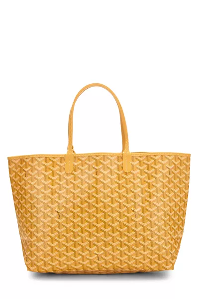 Yellow Goyardine Canvas Saint-Louis PM