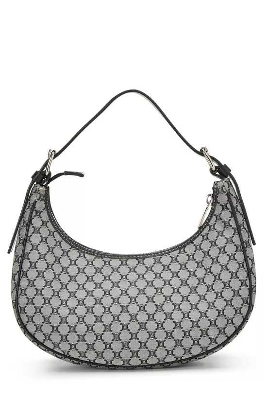 Black Triomphe Canvas Shoulder Bag, , large image number 3