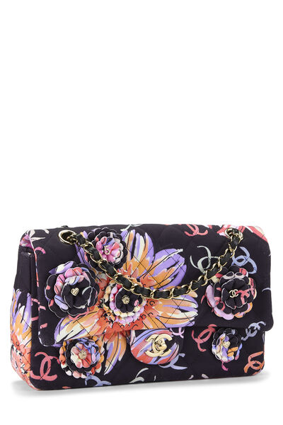 Multicolor Canvas Half Flap Medium, , large