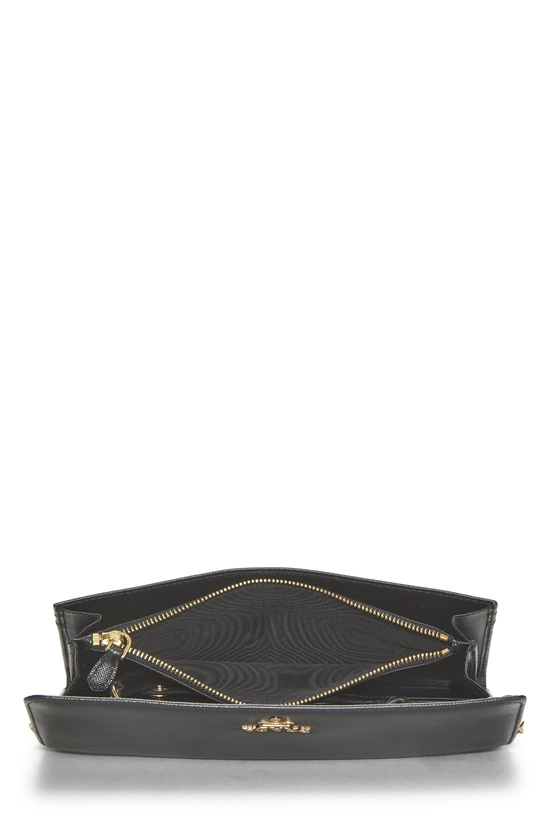 Black Saffiano Leather Wallet On Chain (WOC), , large image number 3