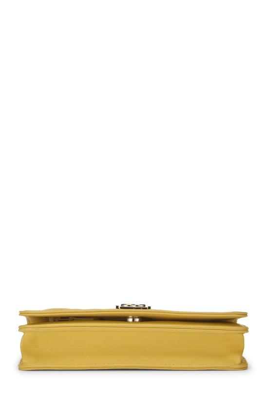 Yellow Quilted Lambskin Wallet on Chain (WOC), , large image number 4