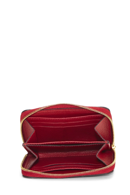 Red Monogram Empreinte Zippy Coin Purse, , large image number 3