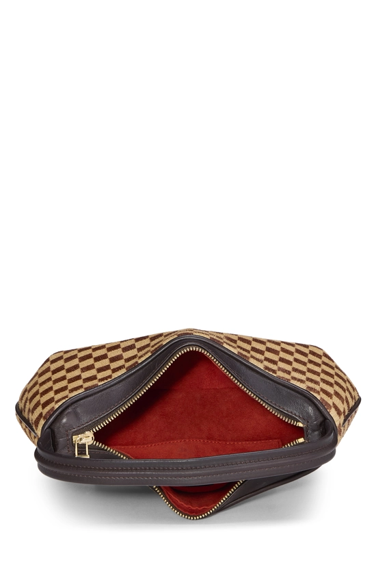 Brown Damier Sauvage Tiger Pochette, , large image number 5