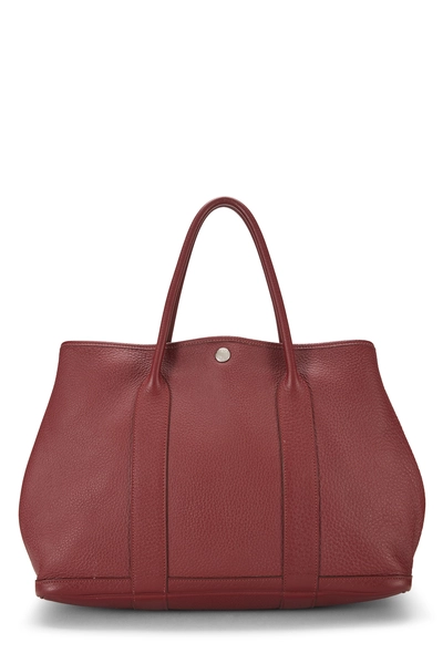 Hermès Rouge Grenat Negonda Garden Party 36