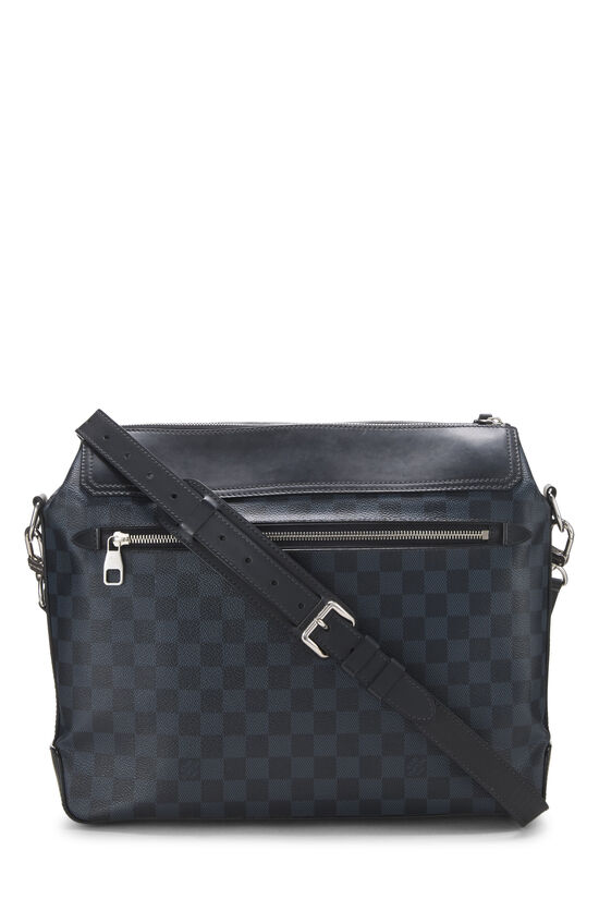 Pre-Owned Damier Cobalt Greenwich Messenger QJBFSFPYBB004 