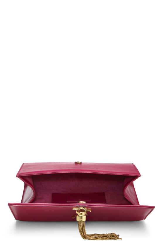 Pink Calfskin Kate Tassel Bag Medium, , large image number 6