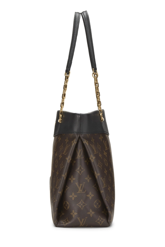 Black Monogram Canvas Pallas Shopper, , large image number 2