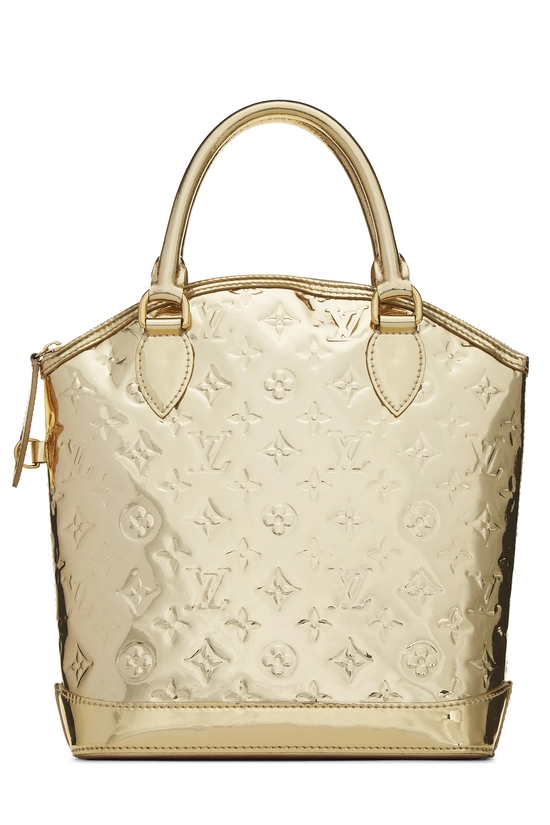 Gold Monogram Miroir Lock It Vertical, , large image number 0