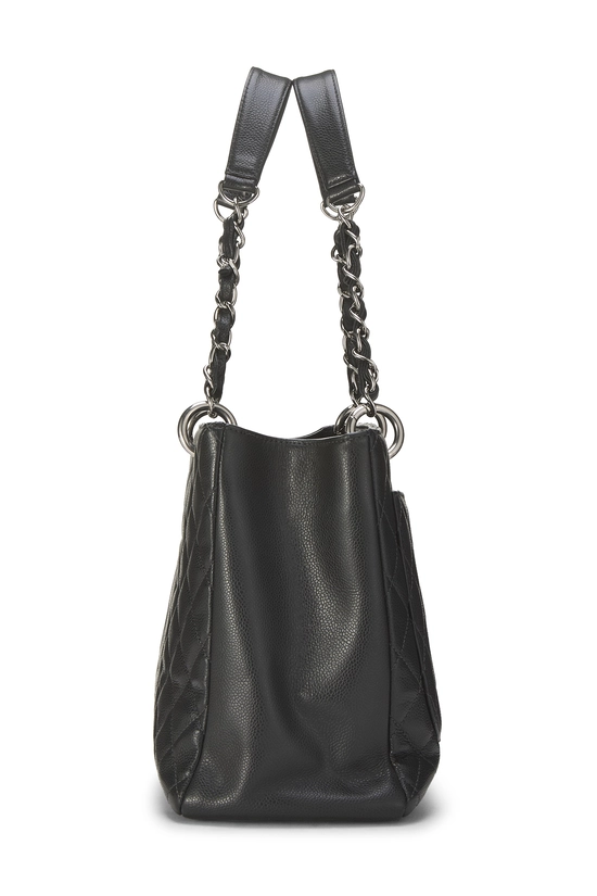 Grey Quilted Caviar Grand Shopping Tote (GST), , large image number 2