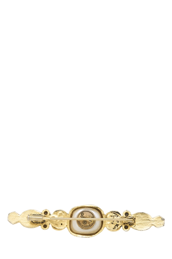 Multicolor Gold Gripoix Brooch, , large image number 1