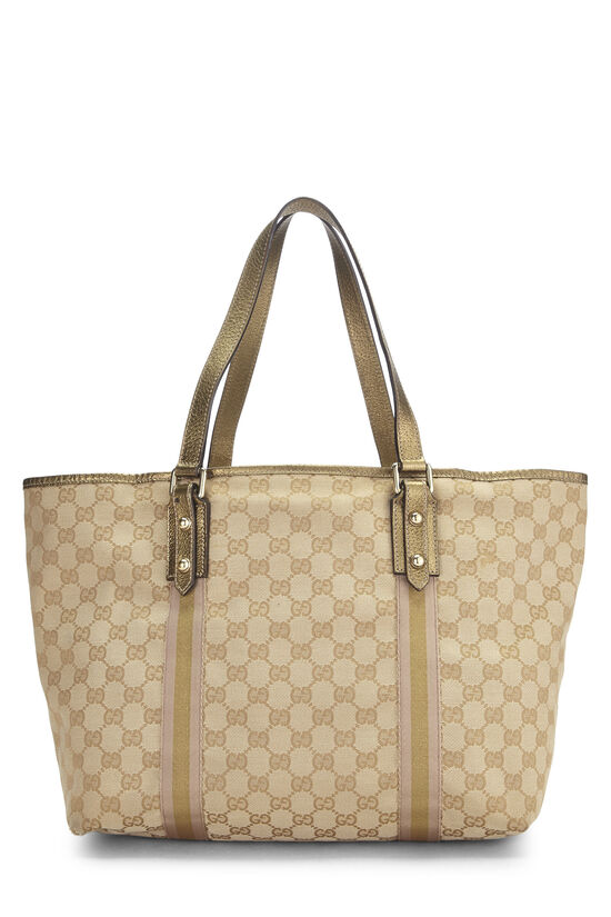 Gold GG Canvas Jolicoeur Tote Large, , large image number 4
