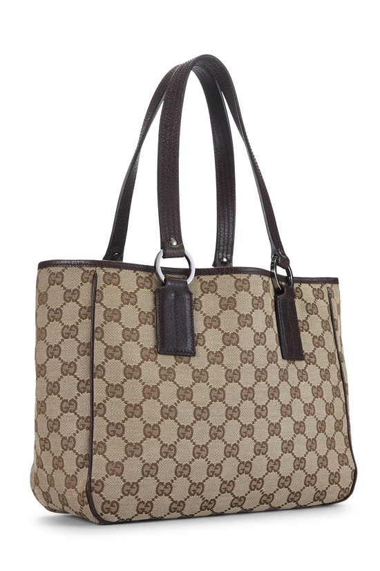 Brown Original GG Canvas Tote Small, , large image number 1