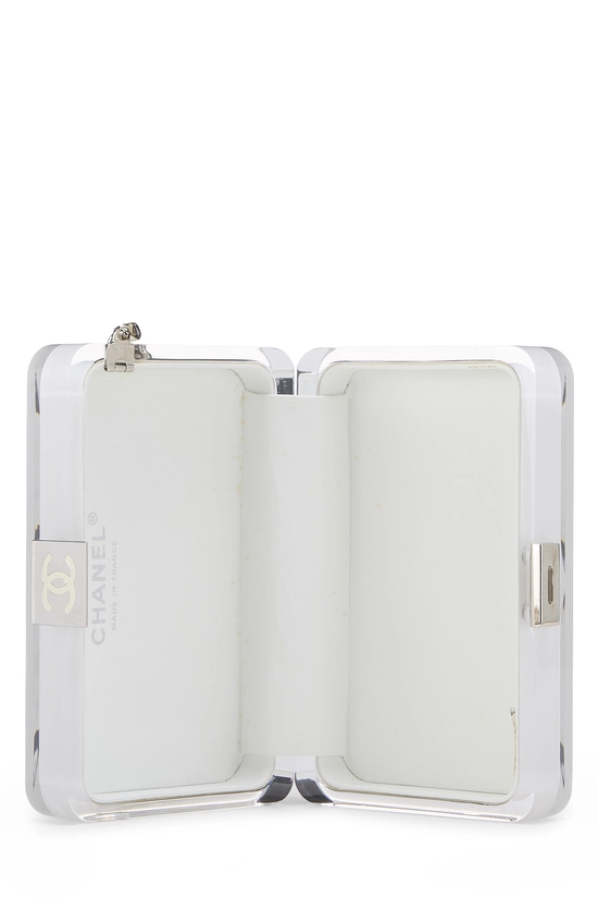 White Acrylic Minaudiere, , large image number 5